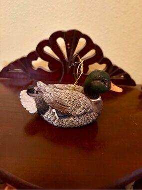 Vintage Kathy Wise Hand-Painted Mallard Duck Figurine
Ornament